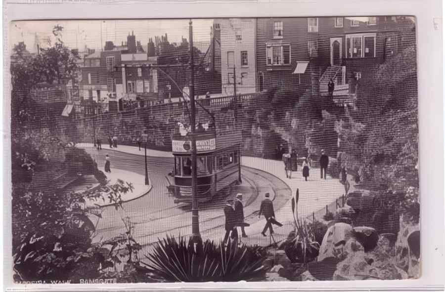Ramsgate Madeira Walk 1906 Vintage A4 Photo Print