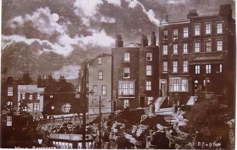 Ramsgate Madiera Walk Vintage A4 Photo Print