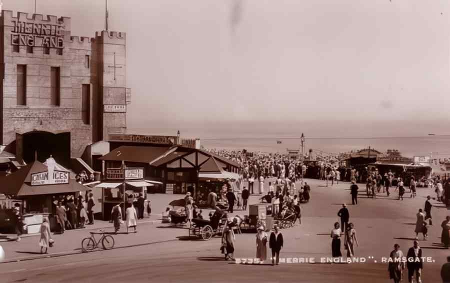 Ramsgate Merrie Englands Vintage A4 Photo Print