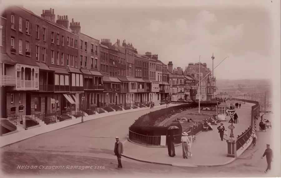 Ramsgate Nelson Crescent Vintage A4 Photo Print