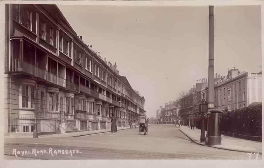 Ramsgate Royal Rd Vintage A4 Photo Print