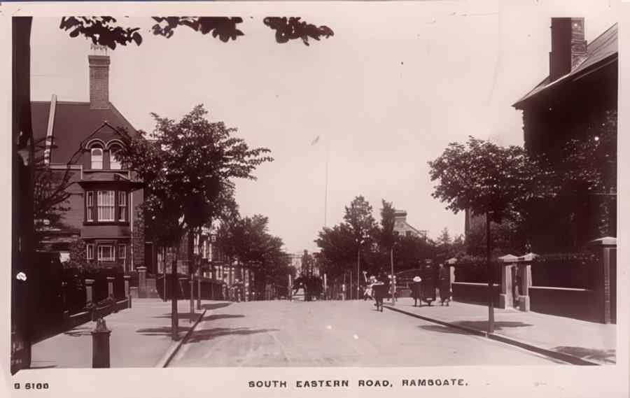 Ramsgate South Eastern Rd 1911 Vintage A4 Photo Print