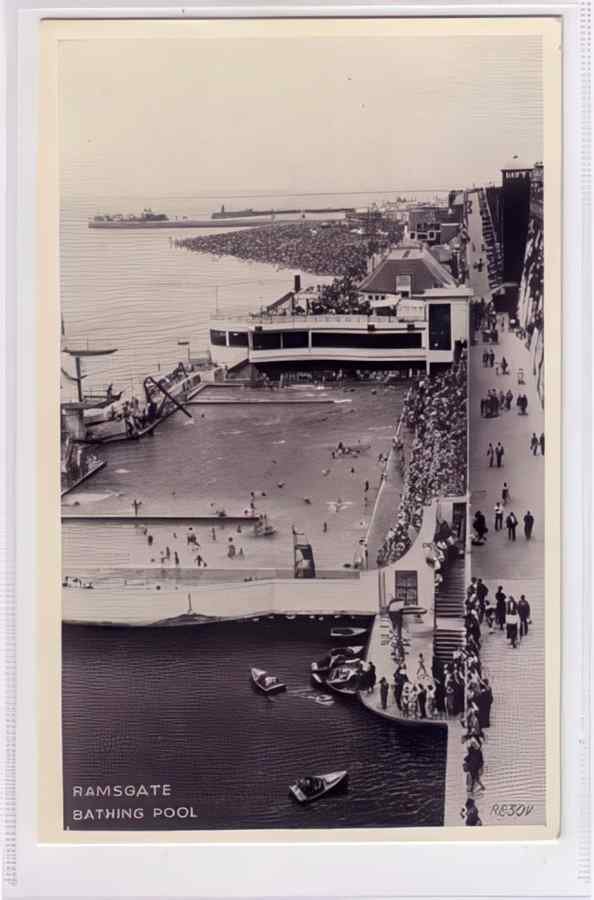 Ramsgate Swimming Pool Vintage A4 Photo Print