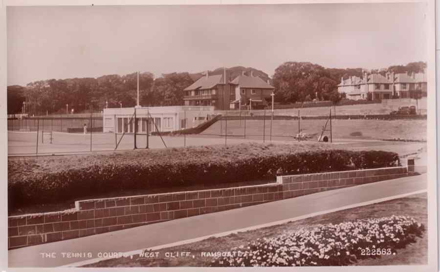 Ramsgate Tennis Courts Westcliffe Vintage A4 Photo Print