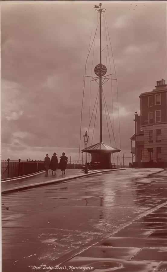 Ramsgate Tide Ball 1926 Vintage A4 Photo Print