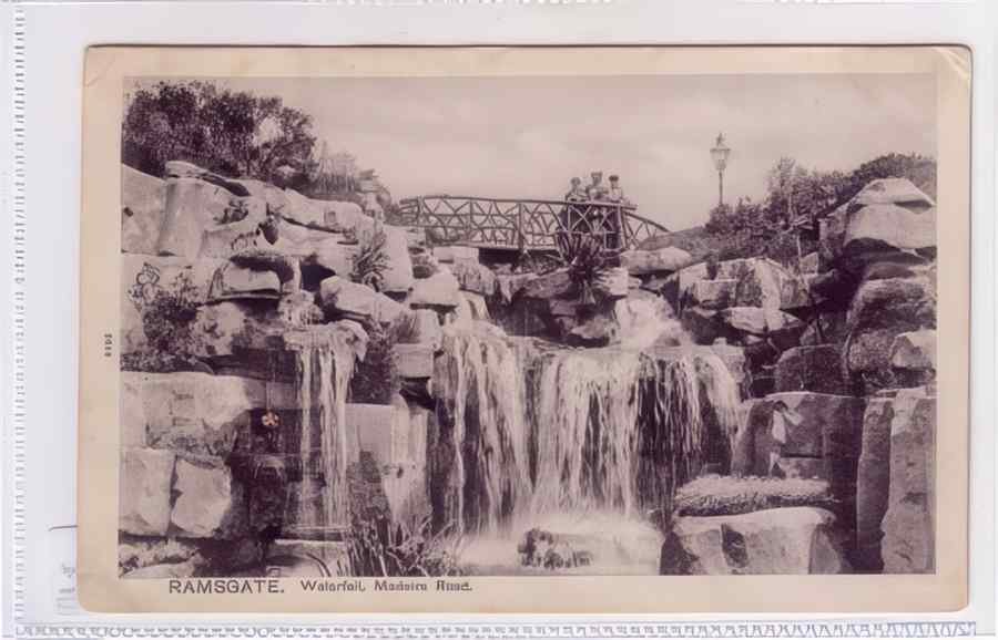 Ramsgate Waterfall Madeira Walk Vintage A4 Photo Print