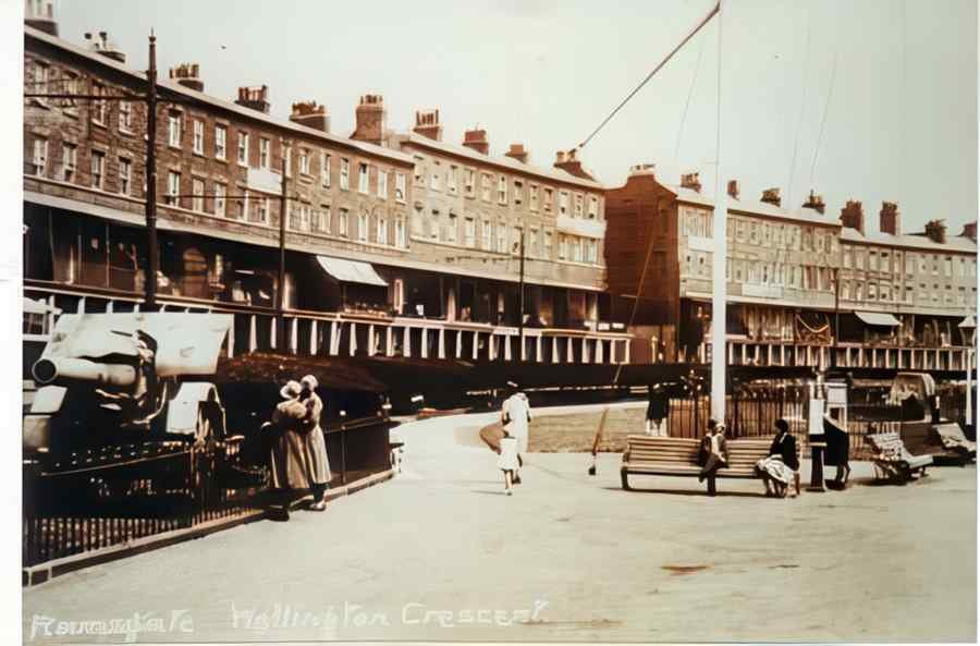 Ramsgate Wellington Crescent Vintage A4 Photo Print