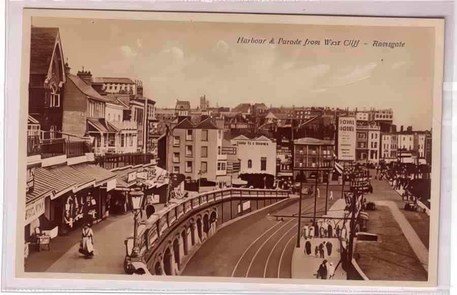 Ramsgate West Cliff Vintage A4 Photo Print