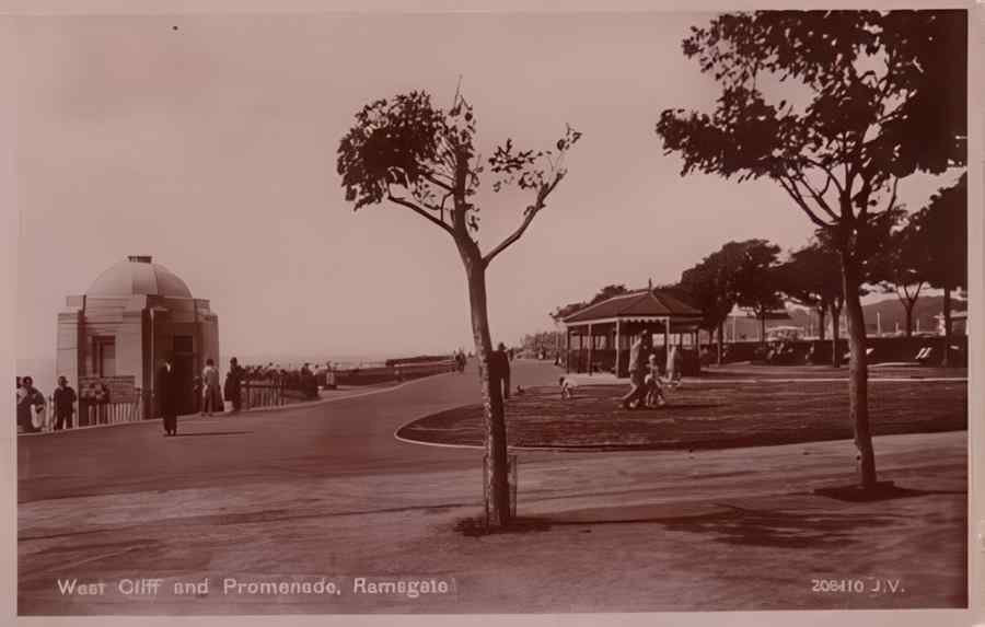 Ramsgate Westcliffe And Promenade 1930 Vintage A4 Photo Print