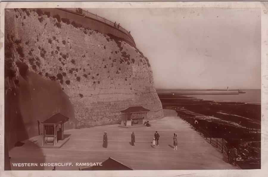 Ramsgate Western Undercliffe Vintage A4 Photo Print
