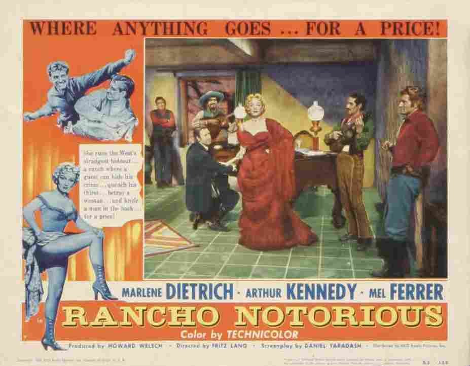 Rancho Notorious 10  film star poster A4 Photo Print