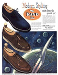Rand Shoes Rocket Vintage Retro Advert Poster A4 Photo Print