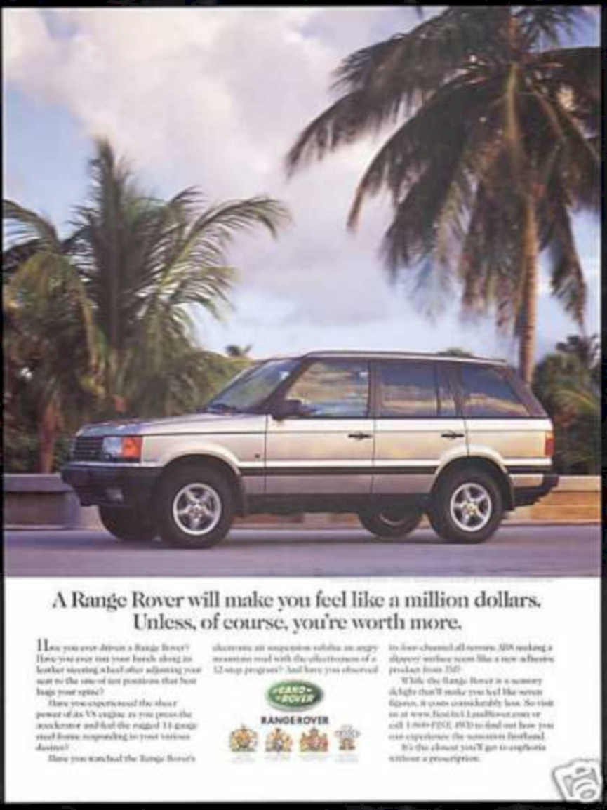Range Rover Coast Vintage Retro Advert Ads A4 Photo Print