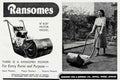 Ransomes Mower Model Vintage Retro Advert Poster A4 Photo Print