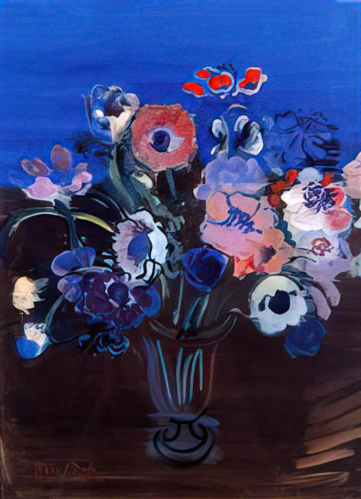 Raoul Dufy anemones Art A4 Photo Print