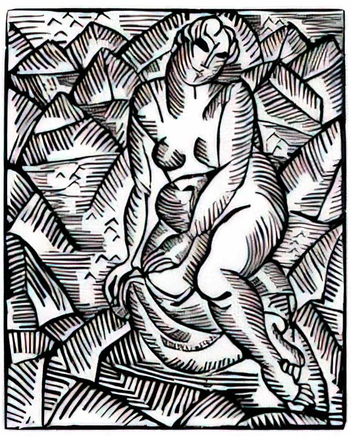 Raoul Dufy bather 1908 Art A4 Photo Print