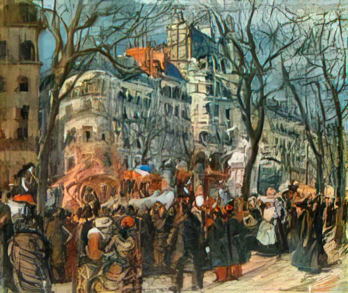 Raoul Dufy carnival on the grands boulevards 1903 Art A4 Photo Print
