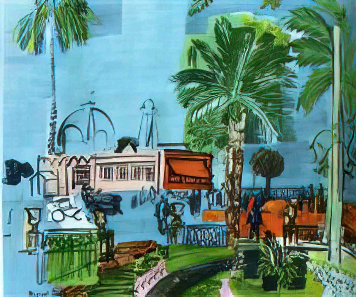 Raoul Dufy casino of nice 1927 Art A4 Photo Print