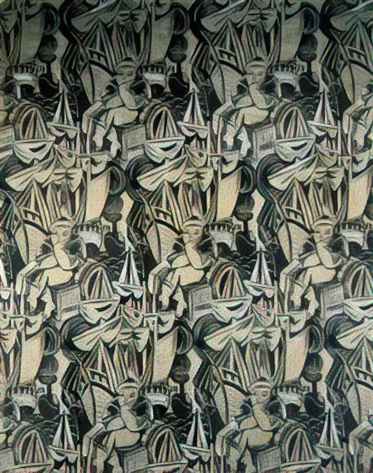 Raoul Dufy design for fabric Art A4 Photo Print