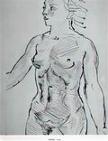 Raoul Dufy female nude bust Art A4 Photo Print