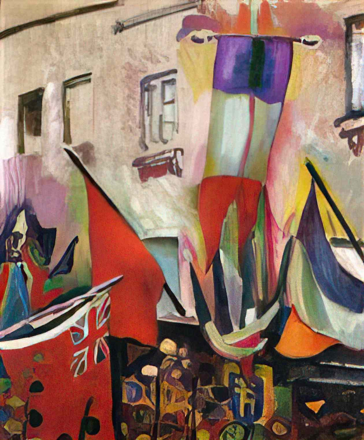 Raoul Dufy flags 1906 Art A4 Photo Print