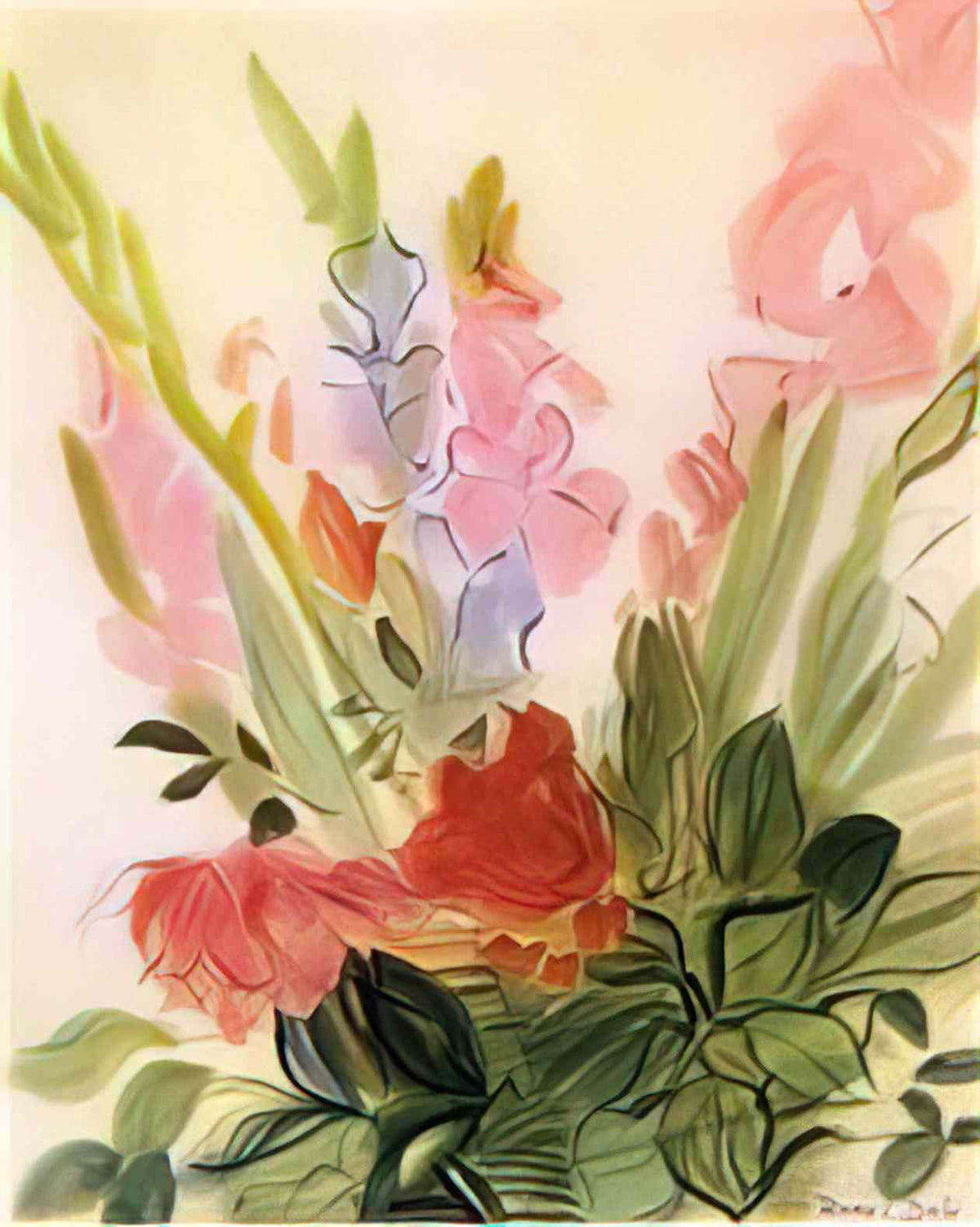 Raoul Dufy gladioli 1942 Art A4 Photo Print