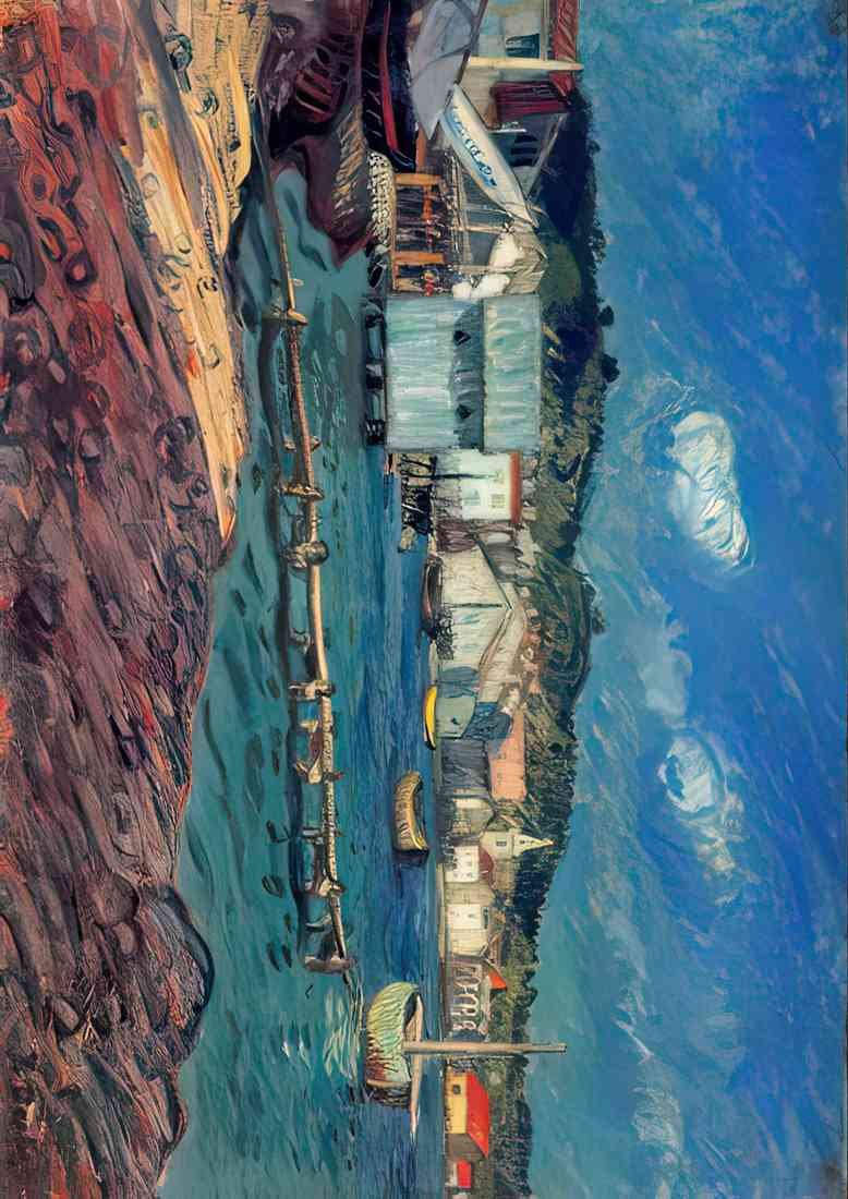 Raoul Dufy port of martigues A4 Photo Print