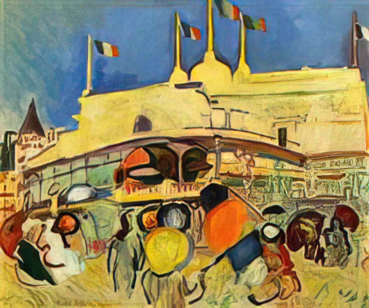 Raoul Dufy the casino 1906 Art A4 Photo Print