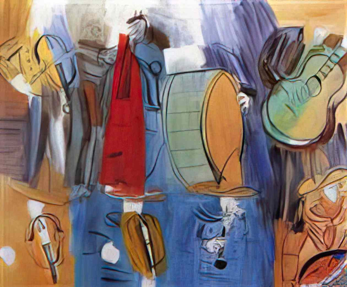 Raoul Dufy the mexican musicians Art A4 Photo Print
