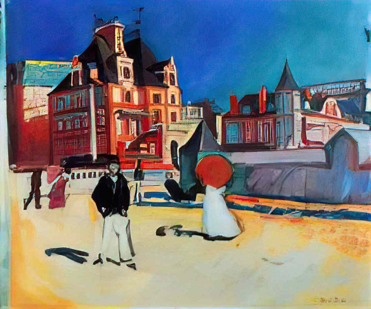 Raoul Dufy trouville 1907 Art A4 Photo Print