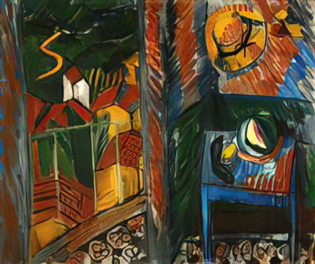 Raoul Dufy view from an open window Art A4 Photo Print