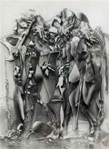 Raoul Ubac le combat de penth sil e 1937 Art A4 Photo Print