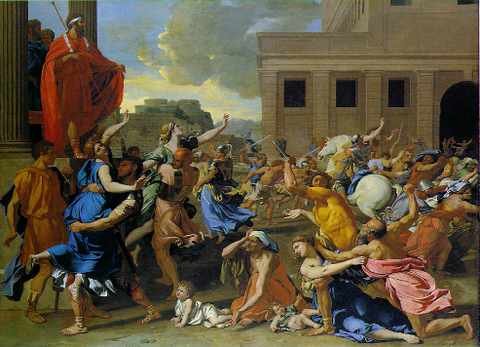 Rape Of The Sabine Women Eur A4 Photo Print