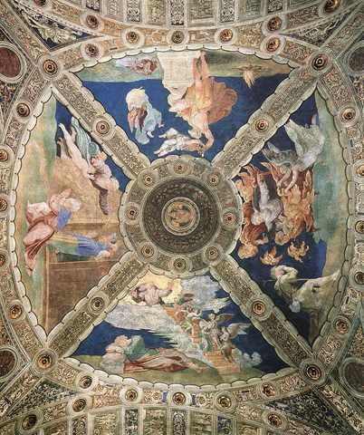 Raphael Ceiling A4 Photo Print