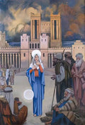 Raphael Delorme apparition devant le temple Art A4 Photo Print
