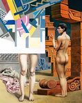 Raphael Delorme composition with nudes Art A4 Photo Print