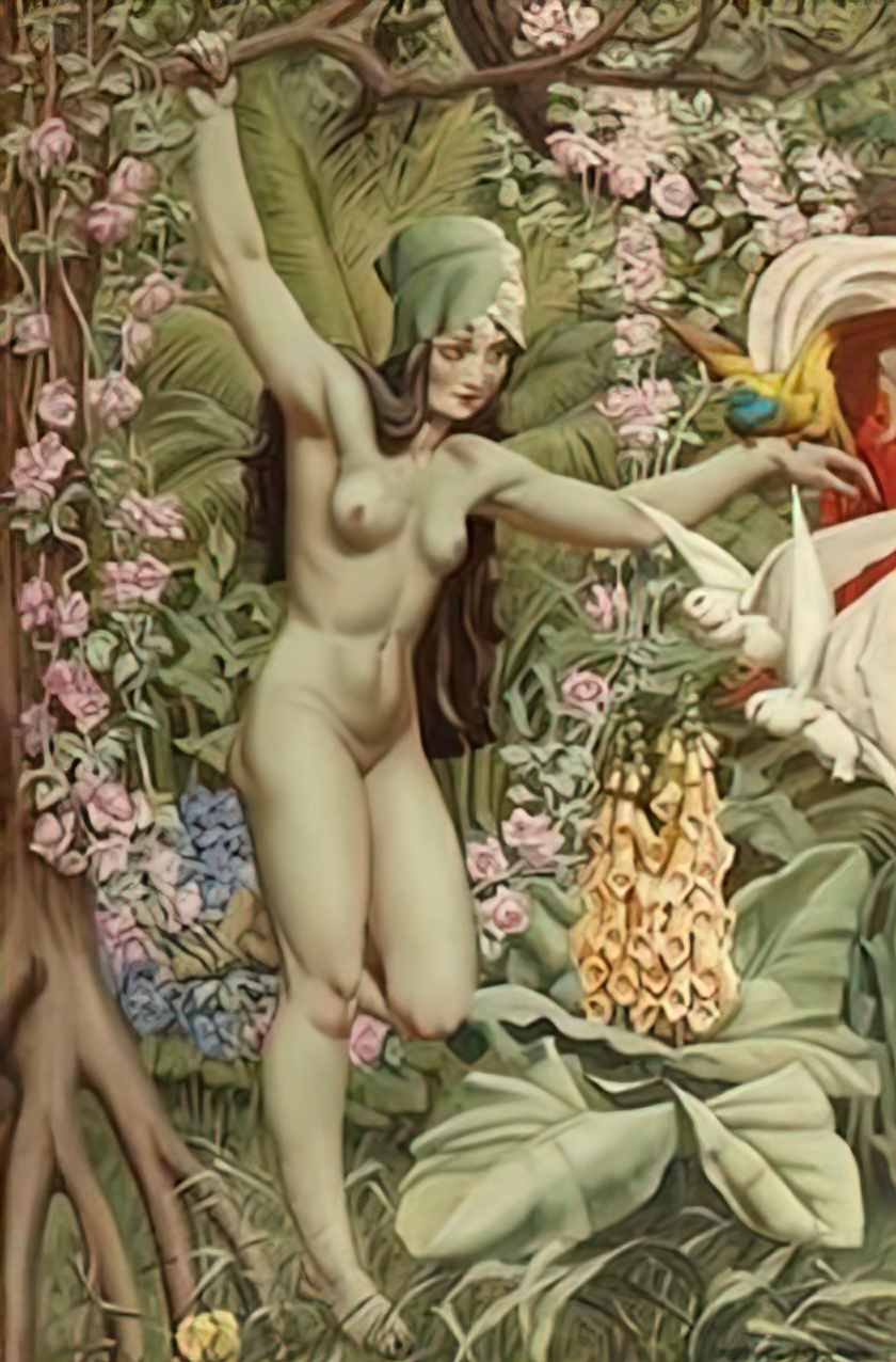 Raphael Delorme femme nue Art A4 Photo Print