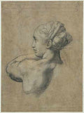 Raphael Head Of A Woman A4 Photo Print