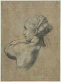 Raphael Head Of Woman A4 Photo Print