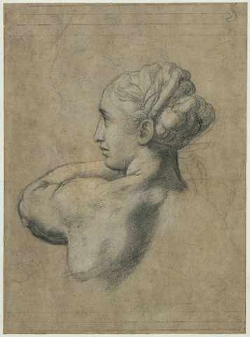 Raphael Head Of Woman A4 Photo Print