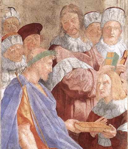 Raphael Justinian Presenting The Pandects To Trebonianus Detail1 A4 Photo Print