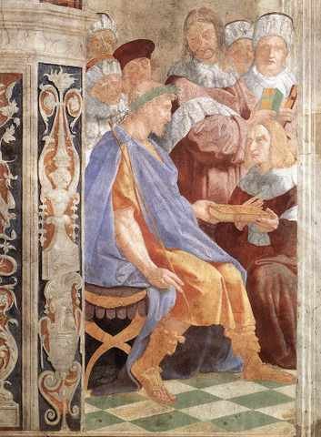 Raphael Justinian Presenting The Pandects To Trebonianus A4 Photo Print