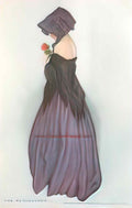 Raphael Kirchner a girl holding a rose 1916 Art A4 Photo Print