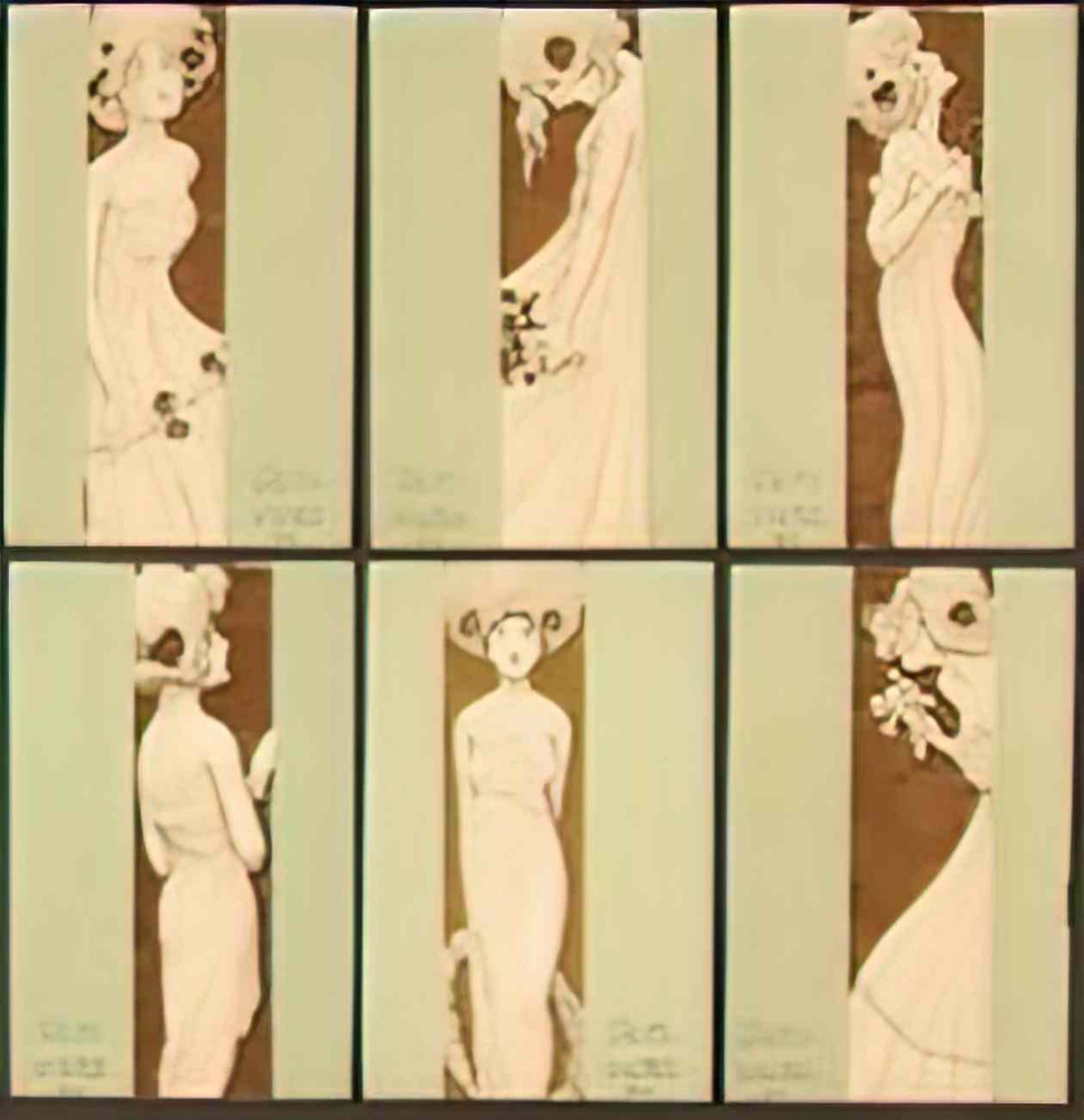 Raphael Kirchner a half of a virgin 1901 Art A4 Photo Print