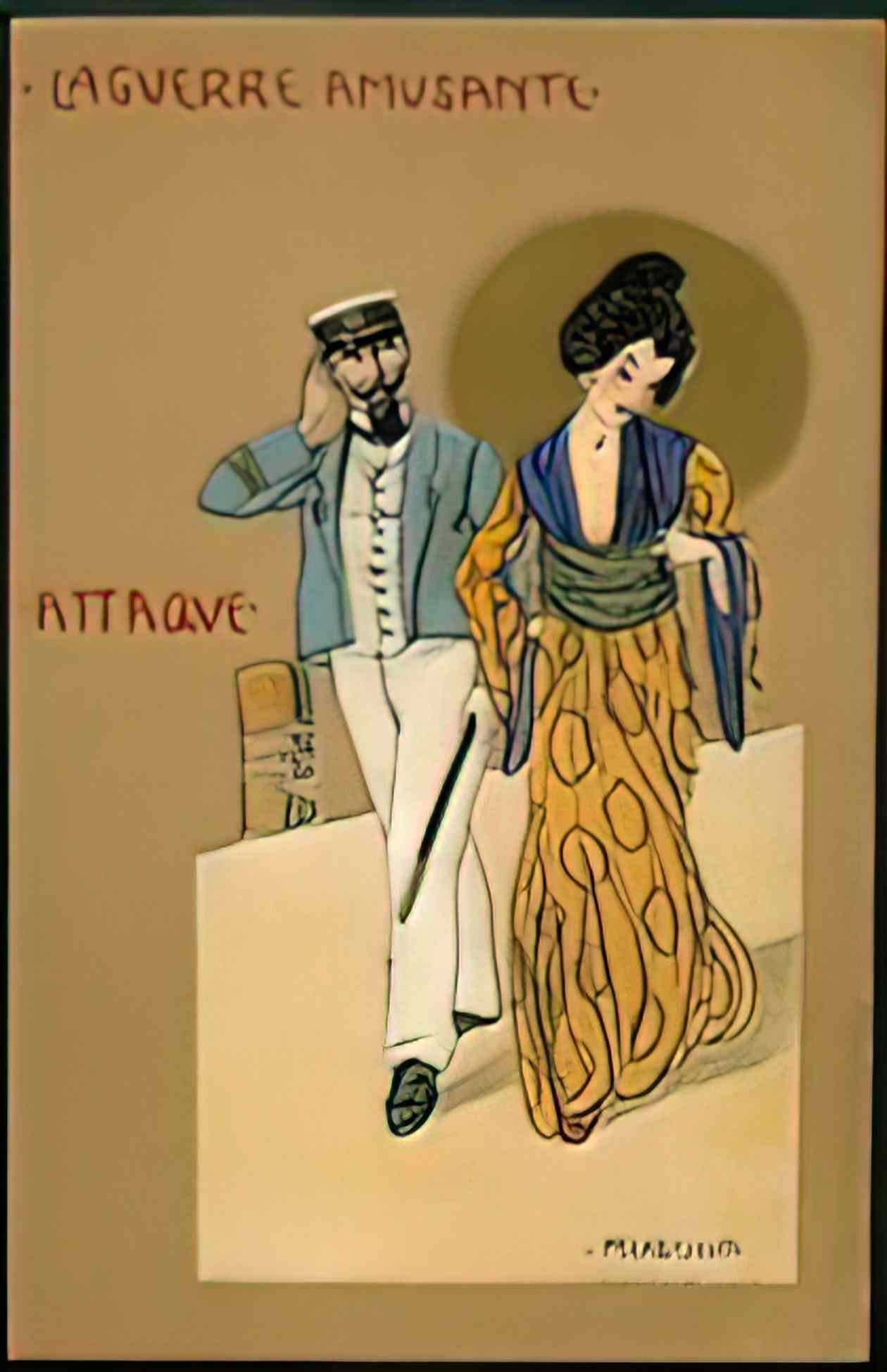 Raphael Kirchner attack Art A4 Photo Print