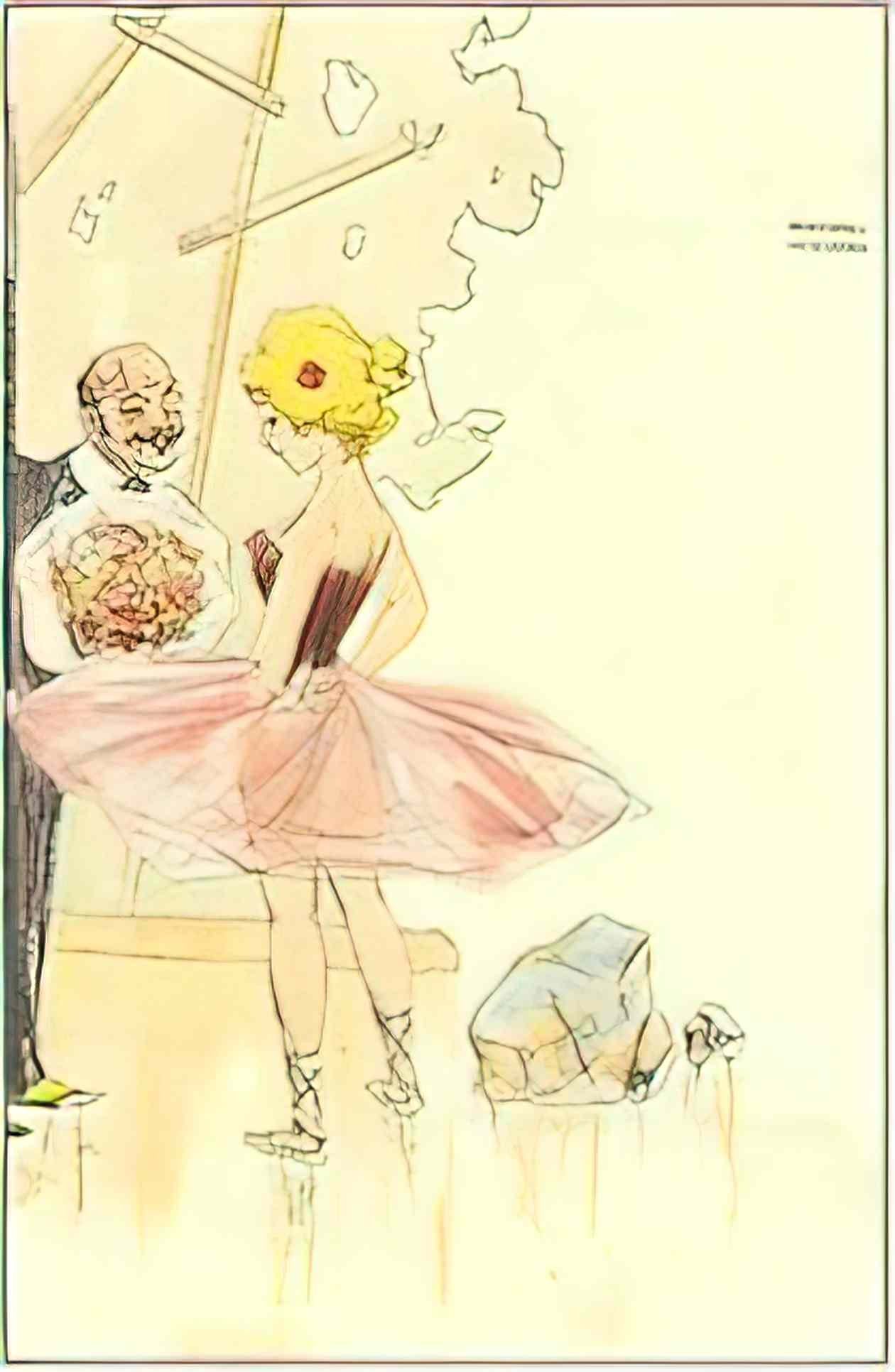 Raphael Kirchner behind the scenes 1900 1 Art A4 Photo Print