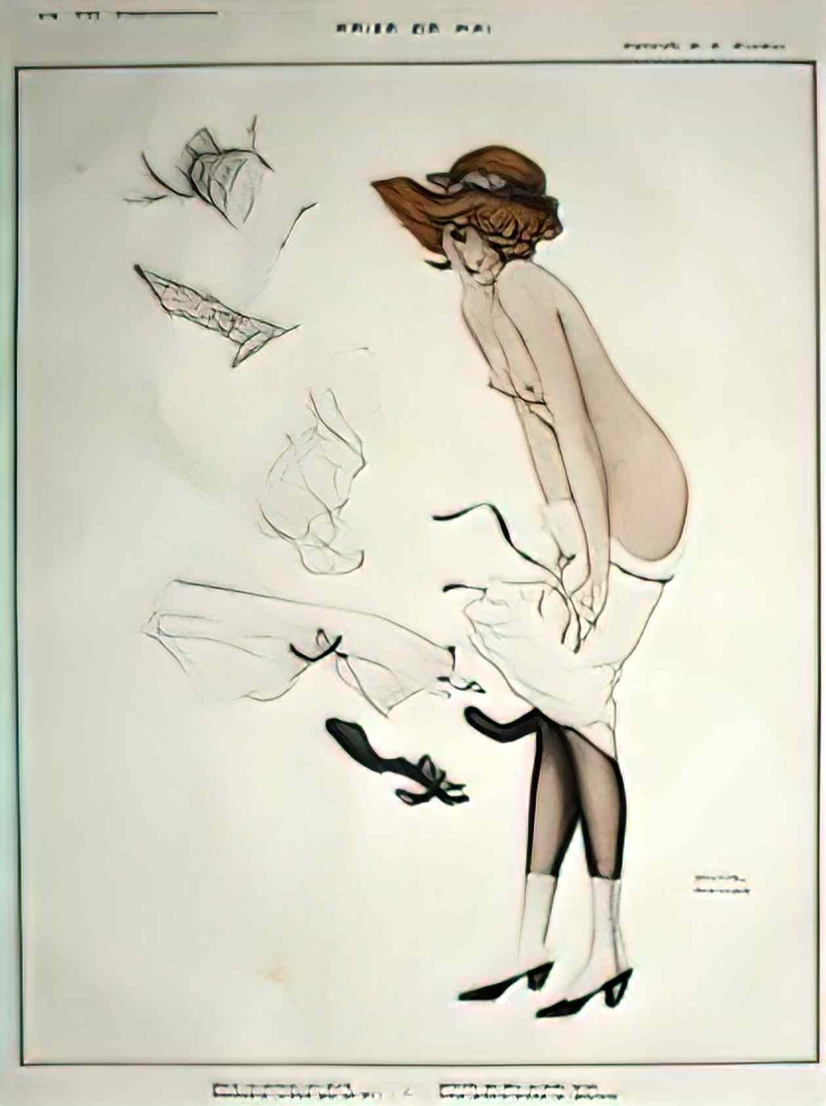 Raphael Kirchner brise of may Art A4 Photo Print