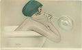 Raphael Kirchner bubbles 1916 Art A4 Photo Print