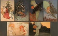 Raphael Kirchner christmas pictures signed with paris Art A4 Photo Print