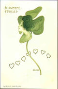 Raphael Kirchner clovers 1899 1 Art A4 Photo Print